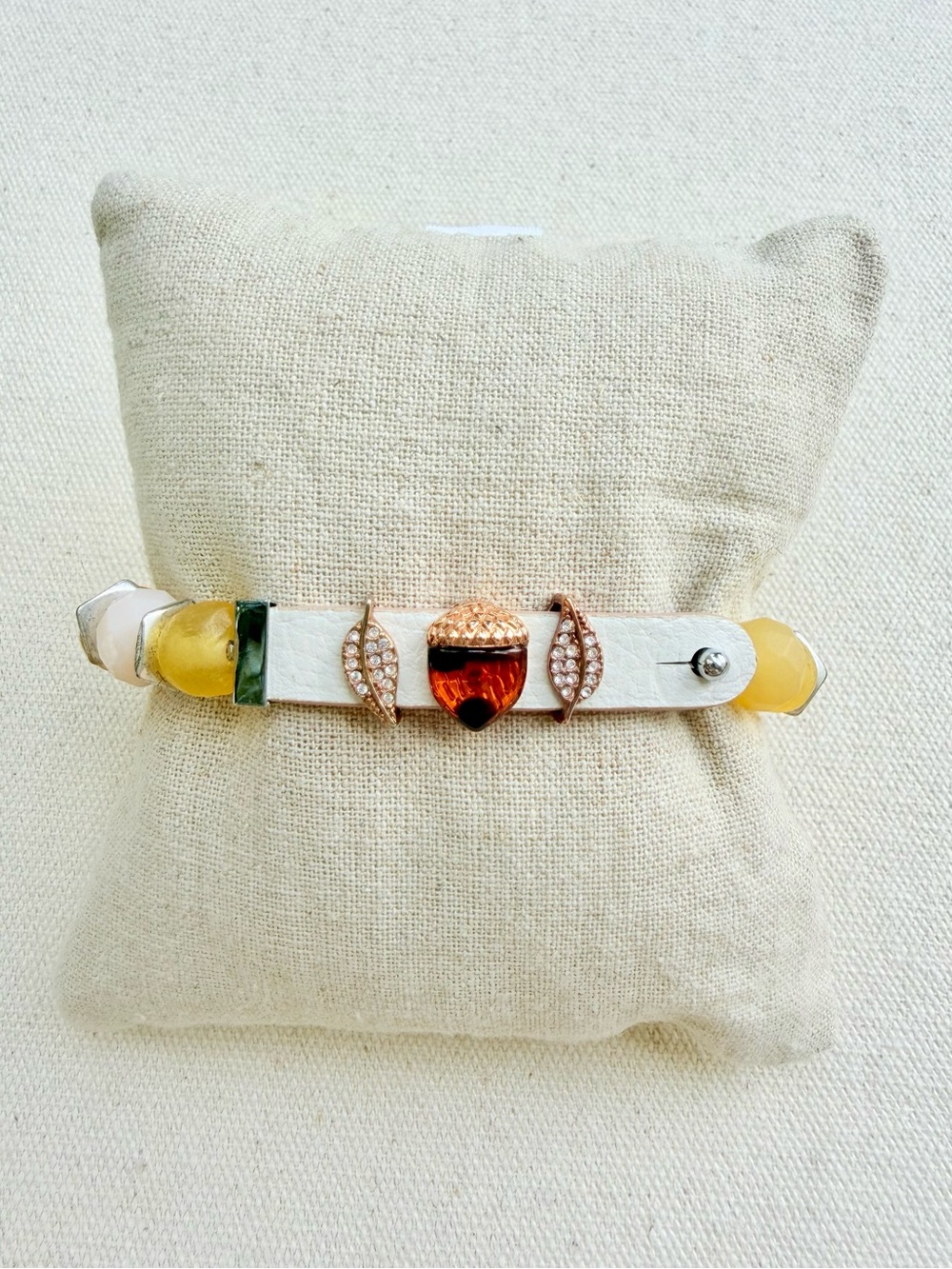 *Story Beads Bracelet Charm Set* KEEP COLLECTIVE Retired Acorn and Leaf